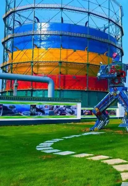 煙囪美化、煙囪彩繪