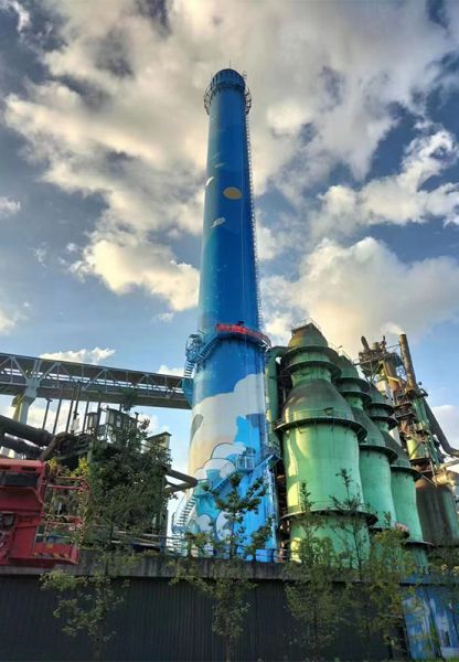 煙囪美化、煙囪彩繪