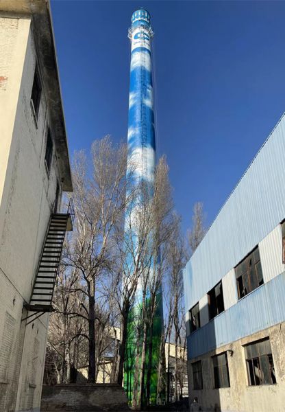 煙囪美化、煙囪彩繪