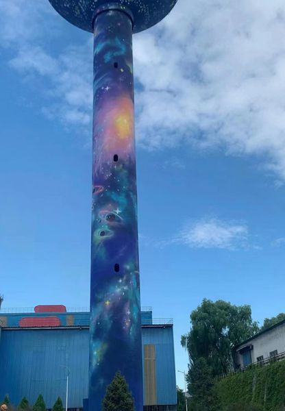 煙囪美化、煙囪彩繪