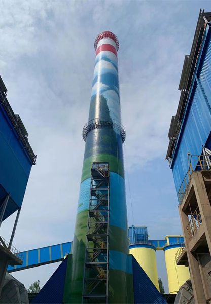 煙囪美化、煙囪彩繪