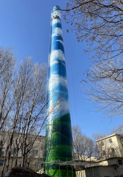 煙囪刷航標(biāo)、煙囪刷涂料