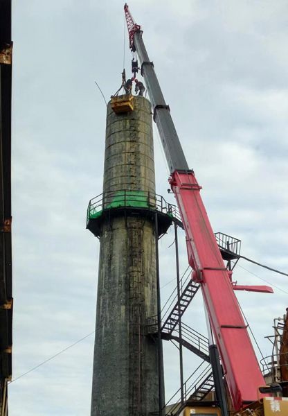 煙囪拆除，水塔拆除